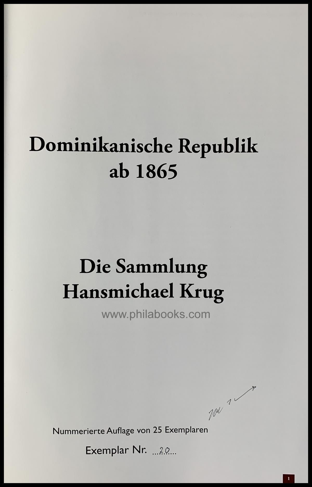 Dominican Republic, The Hansmichael Krug Collection, 2021, Priv ...