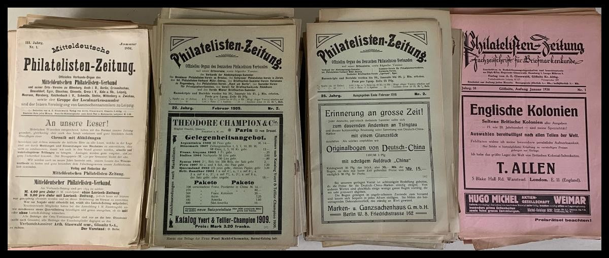 Philatelisten-Zeitung, Offizielles Organ des Deutschen Philatelist ...