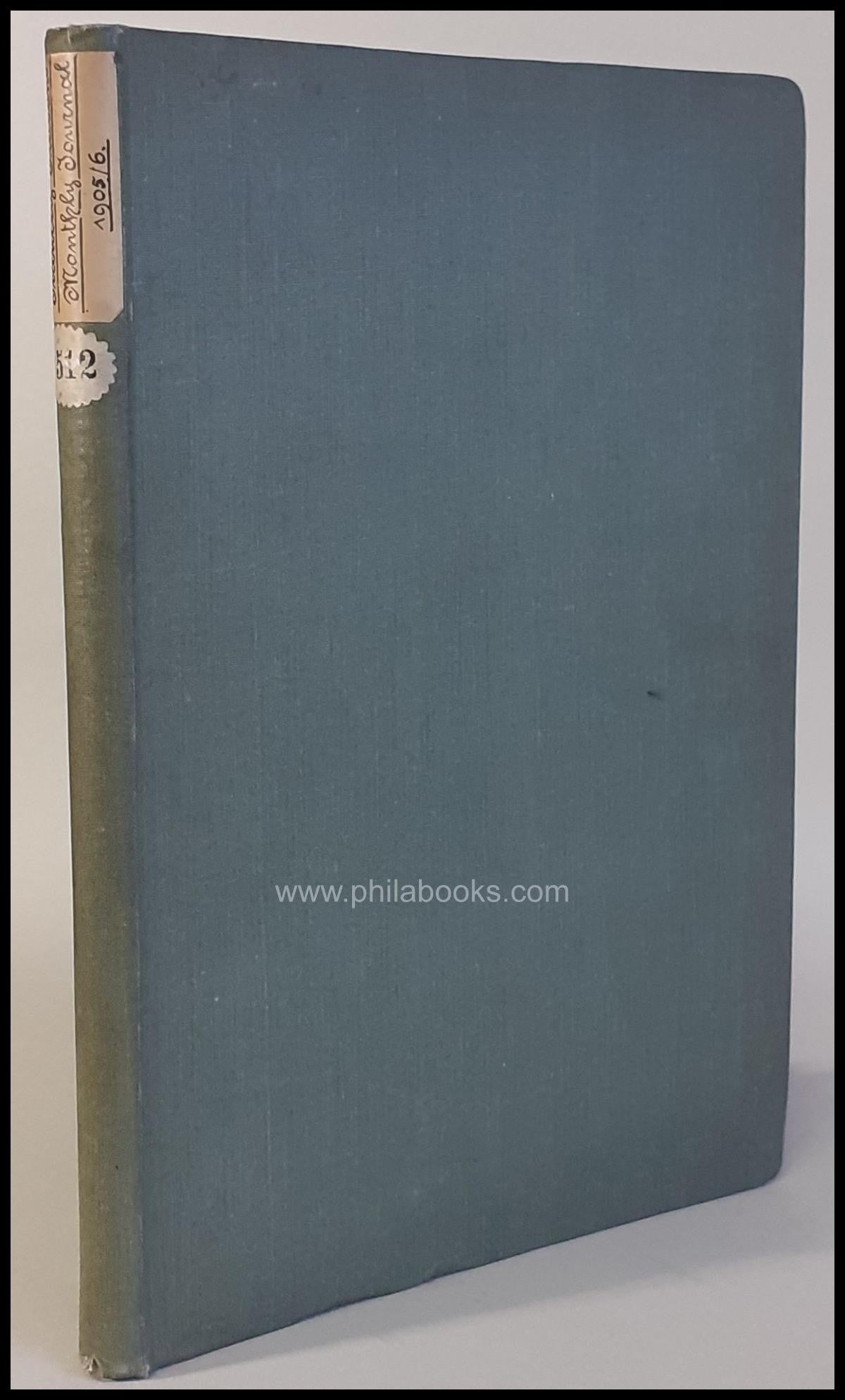 Stanley Gibbons Monthly Journal, Vol. XVI, July 1905, to June 190 ...