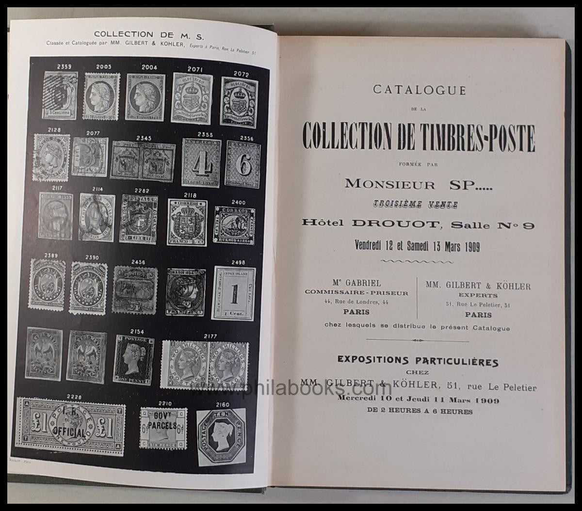 Gilbert/Köhler, Auktion, 1909-03 'Mirabaud'