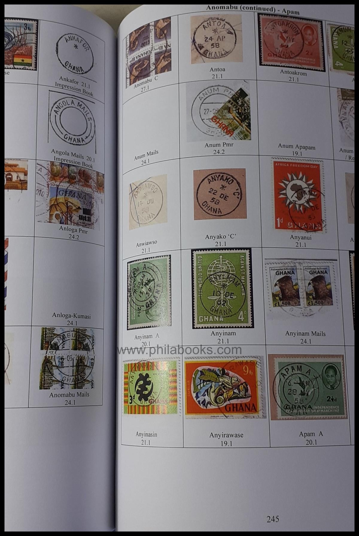 Anderson, Ian G. / Quirk, Philip G.: Ghana Postal Markings from 19 ...