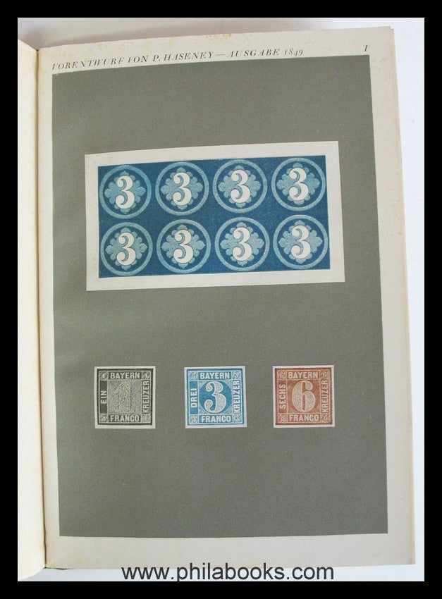 Brunner, J., Bayerns Postwertzeichen 1849-1920,1924, 95 S. mit 32 ...