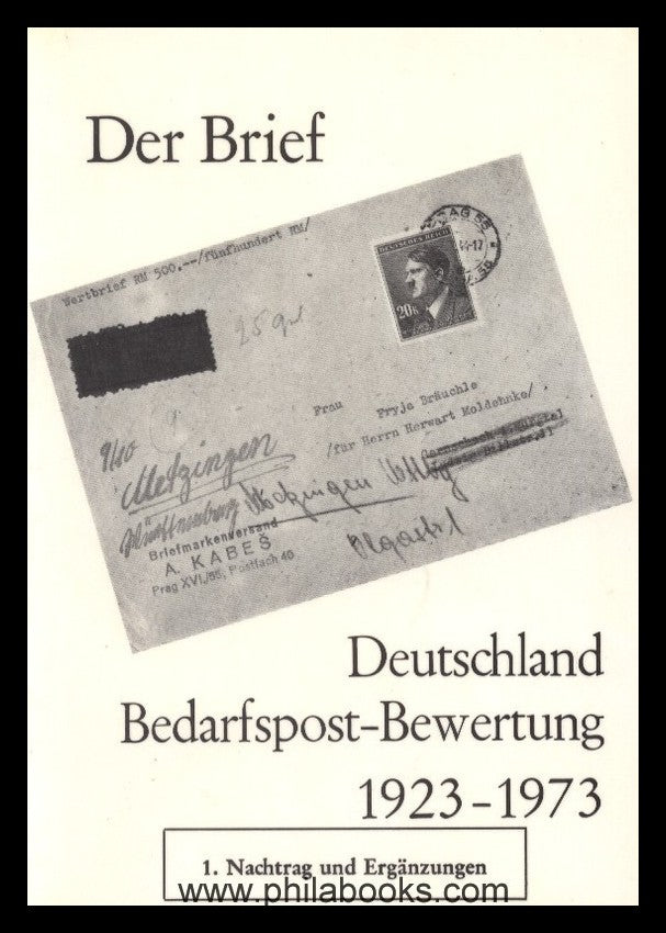 Anders, F.G., Der Brief, Deutschland Bedarfspost-Bewertung 1923-19 ...