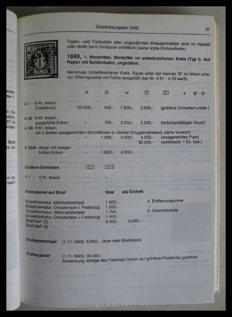 Sem, P., Bavaria Special Catalogue Volume 1, Handbook of the Kreuzer Edition ...