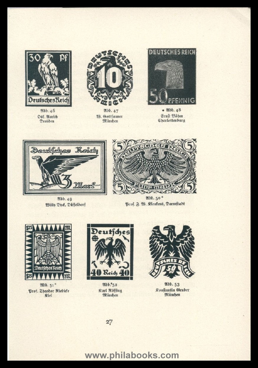 Reichspostministerium (Hrsg.), Die Briefmarke als Kunstwerk, Ergeb ...