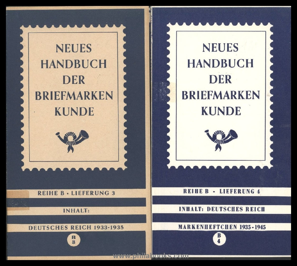 Neues Handbuch der Briefmarkenkunde, Reihe B Lieferung 1-4 enthält ...