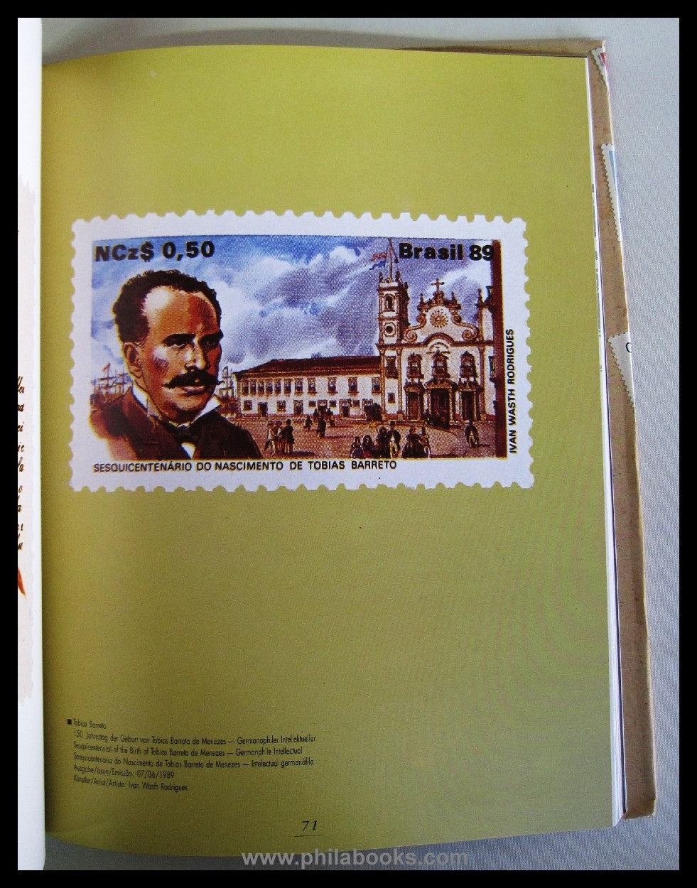 Scuotto/Braga, Die Brasilianische Literatur auf Briefmarken, 1994, ...