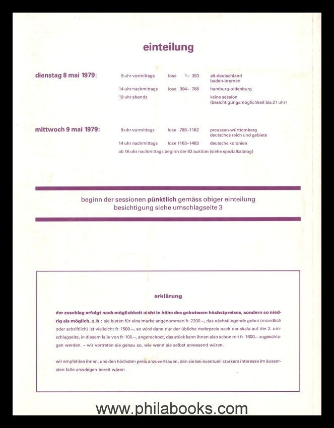 Corinphila, Auktion 061, 1979-05 'Adrian', #ad