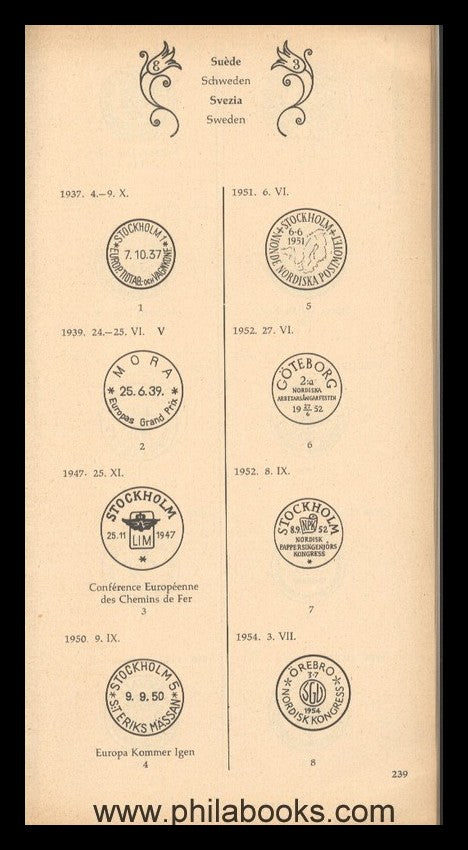 Rogers (Hrsg.), Oblitérations et Timbres-Poste 'Europa'/ Europa-Po ...