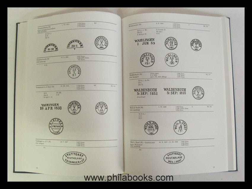 Brühl/Thoma, Handbuch der Württemberg-Philatelie, Band II/2,  Kreu ...
