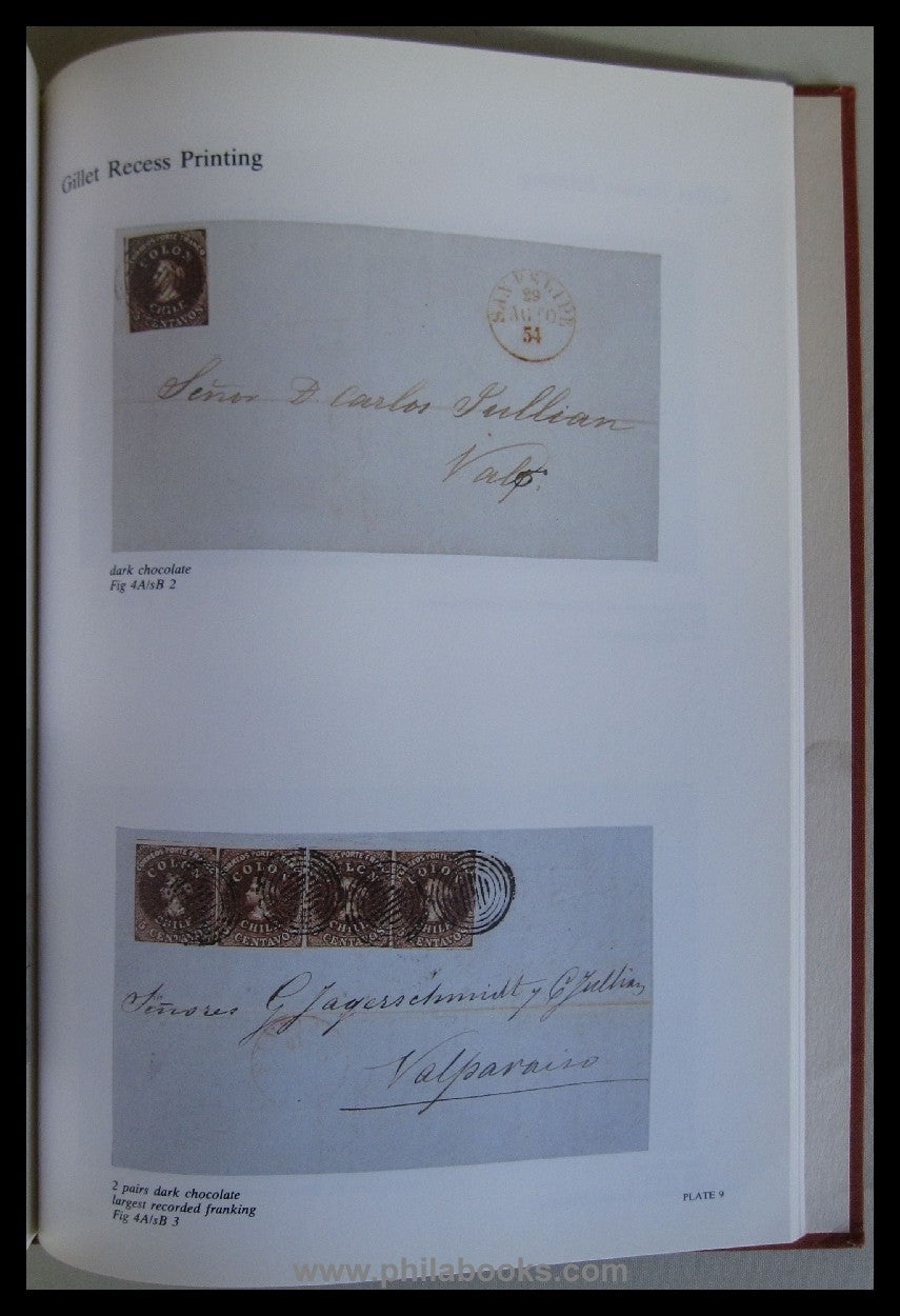 Blank, G., Chile, First Issues of Postage Stamps 1853-1867, 1989,  ...