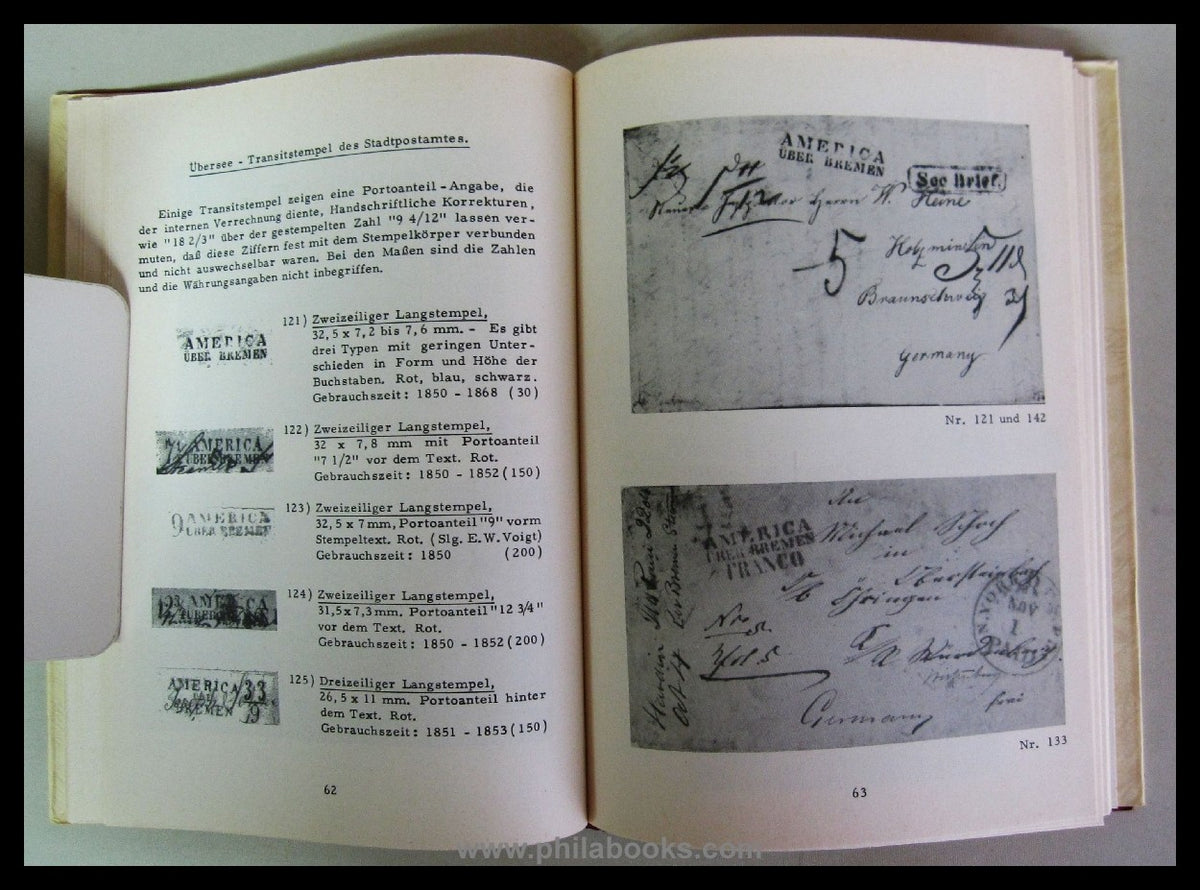 Knauer/Salm, Bremen-Stempel-Handbuch, von den Anfängen bis 1867, 1 ...