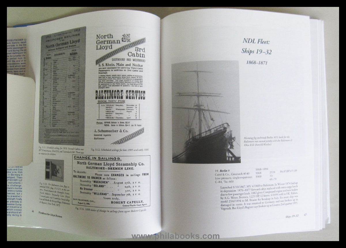Drechsel, E., Norddeutscher Lloyd Bremen. Vol I & II, 1857-1918/ 1 ...