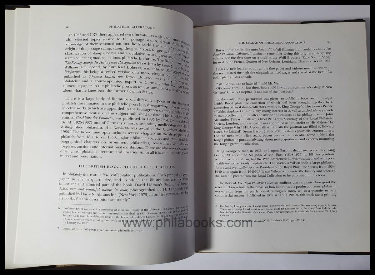 Amrhein, Philatelic Literature. A History and Select Bibliography  ...
