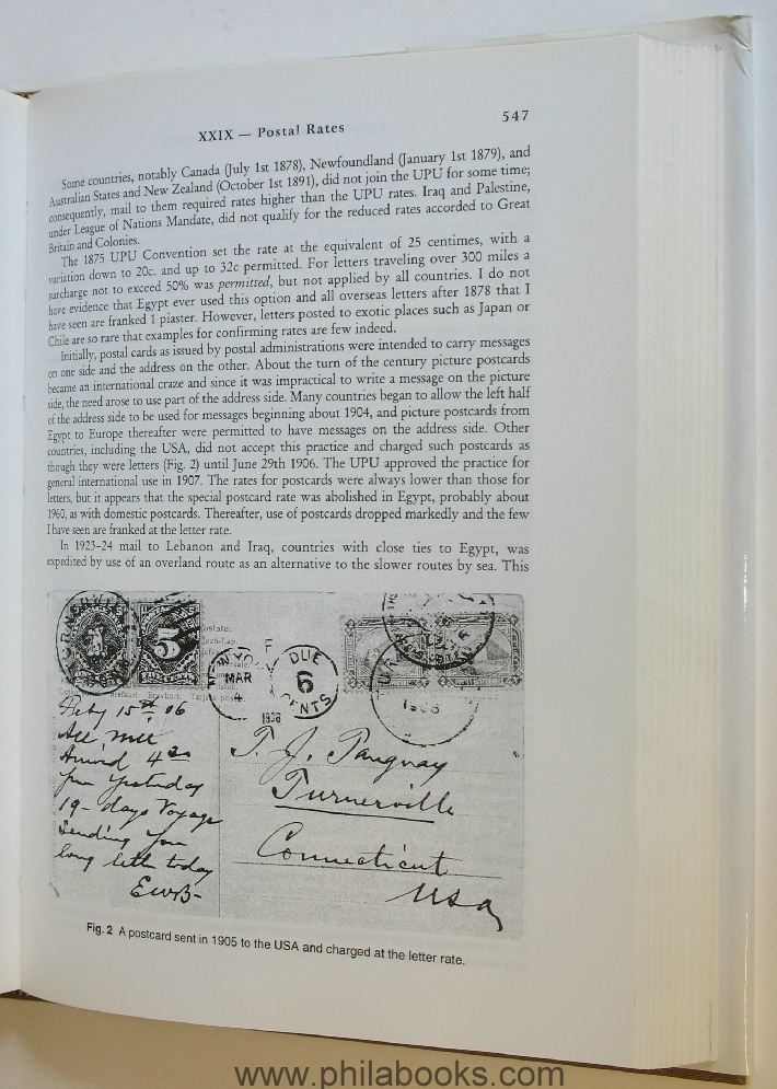Smith, Peter A.S., Egypt Stamps & Postal History, 1999, das große  ...