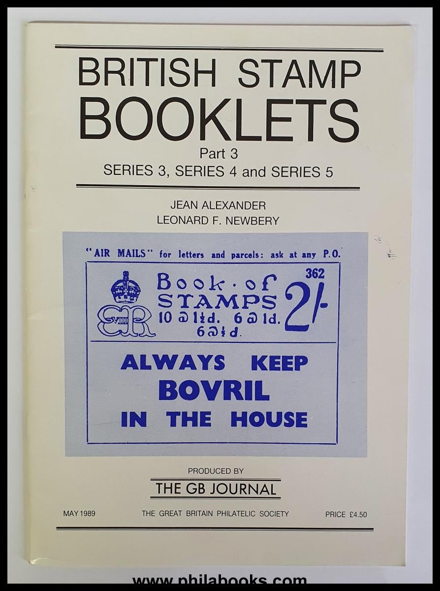 Alexander/Newbery, British Stamp Booklets, 4 Hefte aus 1987-1990 ...