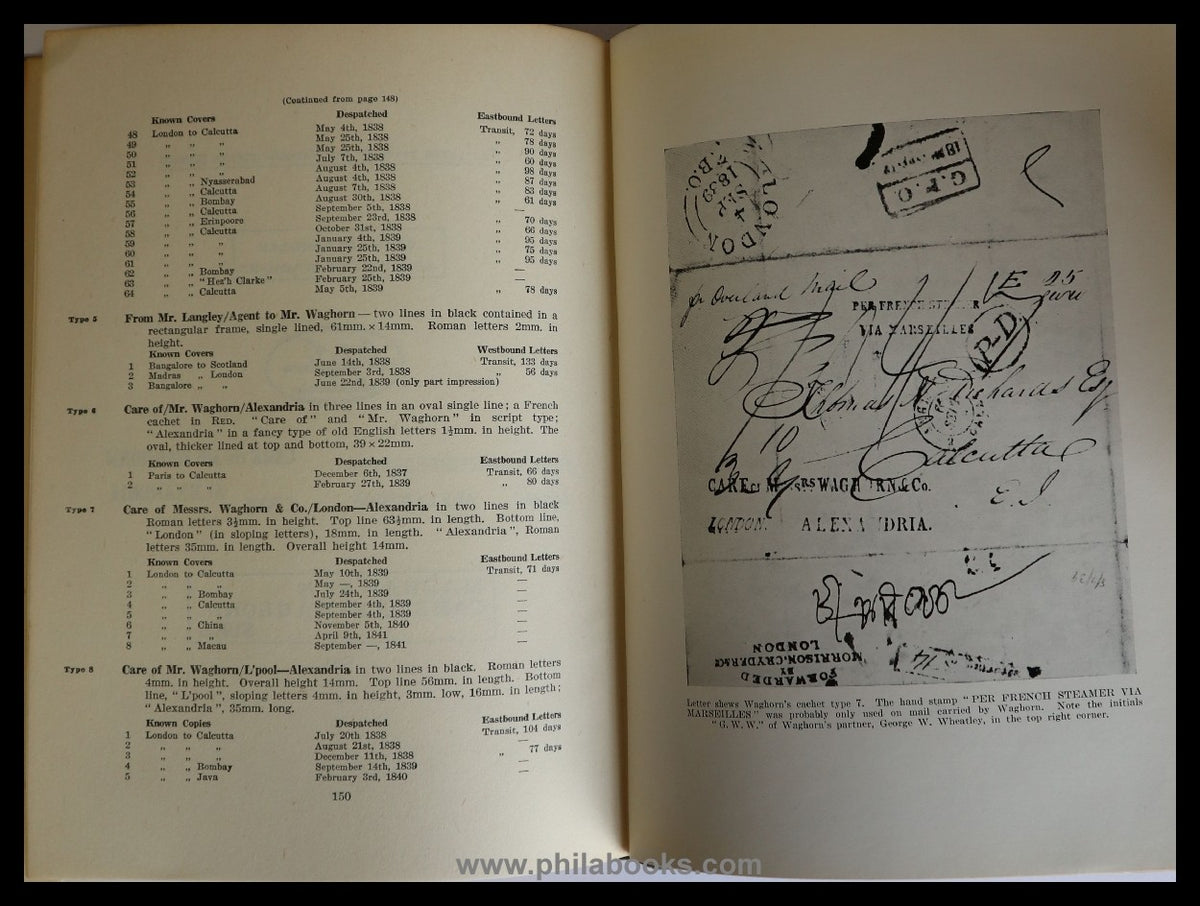 Sidebottom, J. K., The Overland Mail, A Postal Historical Study of ...