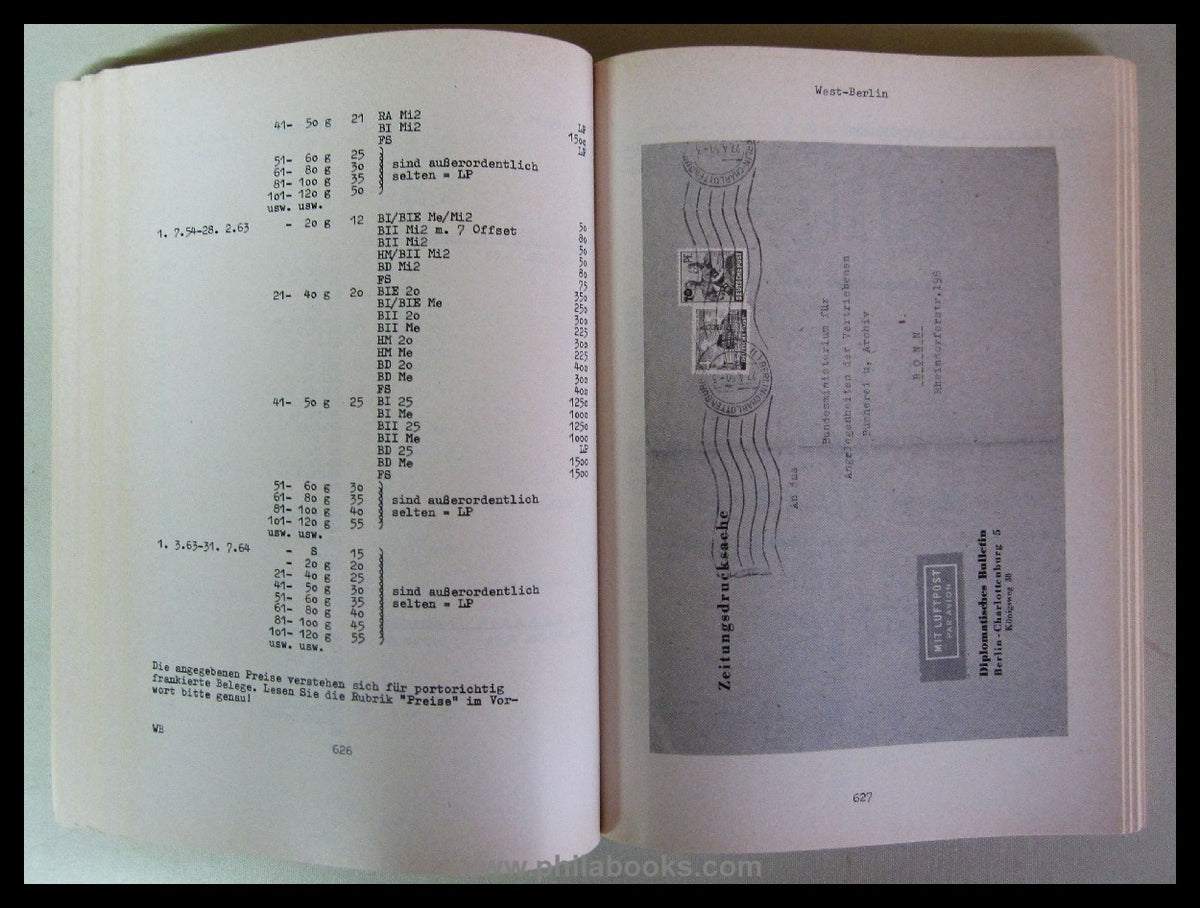 Götz, W., Bedarfsbriefe Deutschland nach 1945, gegliedert nach Pos ...