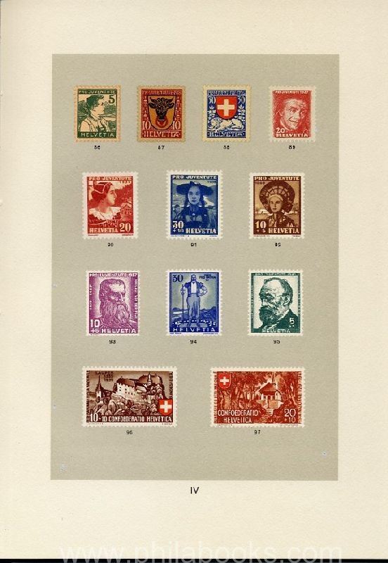 Schweizer Post, 100 Jahre Schweizerische Postmarken 1843-1943, 194 ...