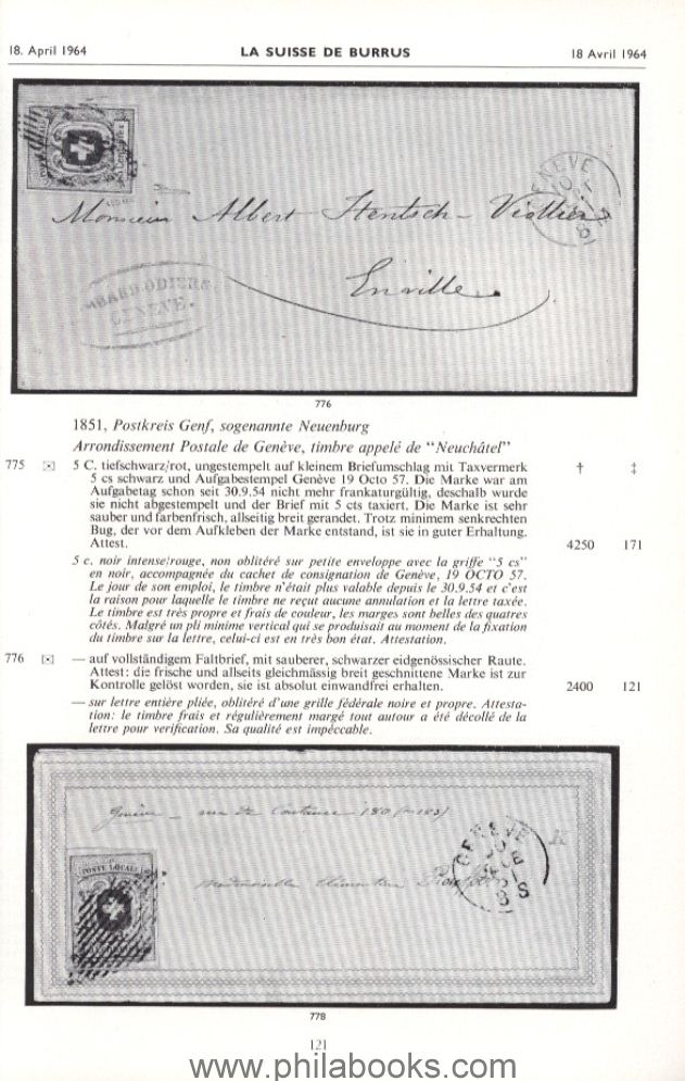 RobsonLowe, Auktion, 1964-04 'Burrus'