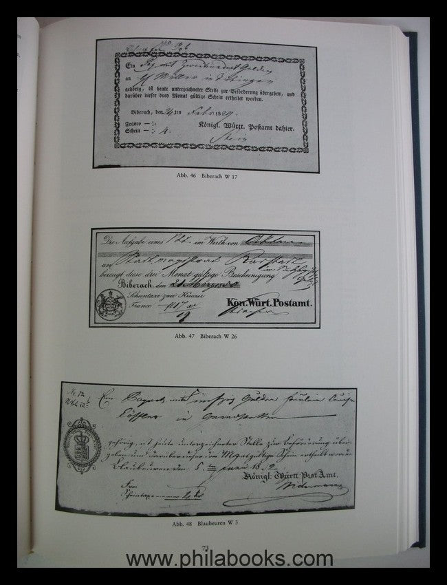 Weidlich, Hans A.:, Handbuch der Württemberg-Philatelie ,Band I/2, ...