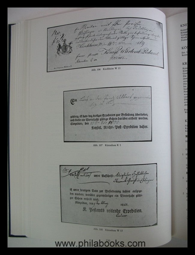 Weidlich, Hans A.:, Handbuch der Württemberg-Philatelie ,Band I/2, ...