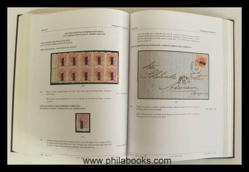 Afinsa, Auktion, 2000-09, Argentinien, Schiffpost-Atlantik