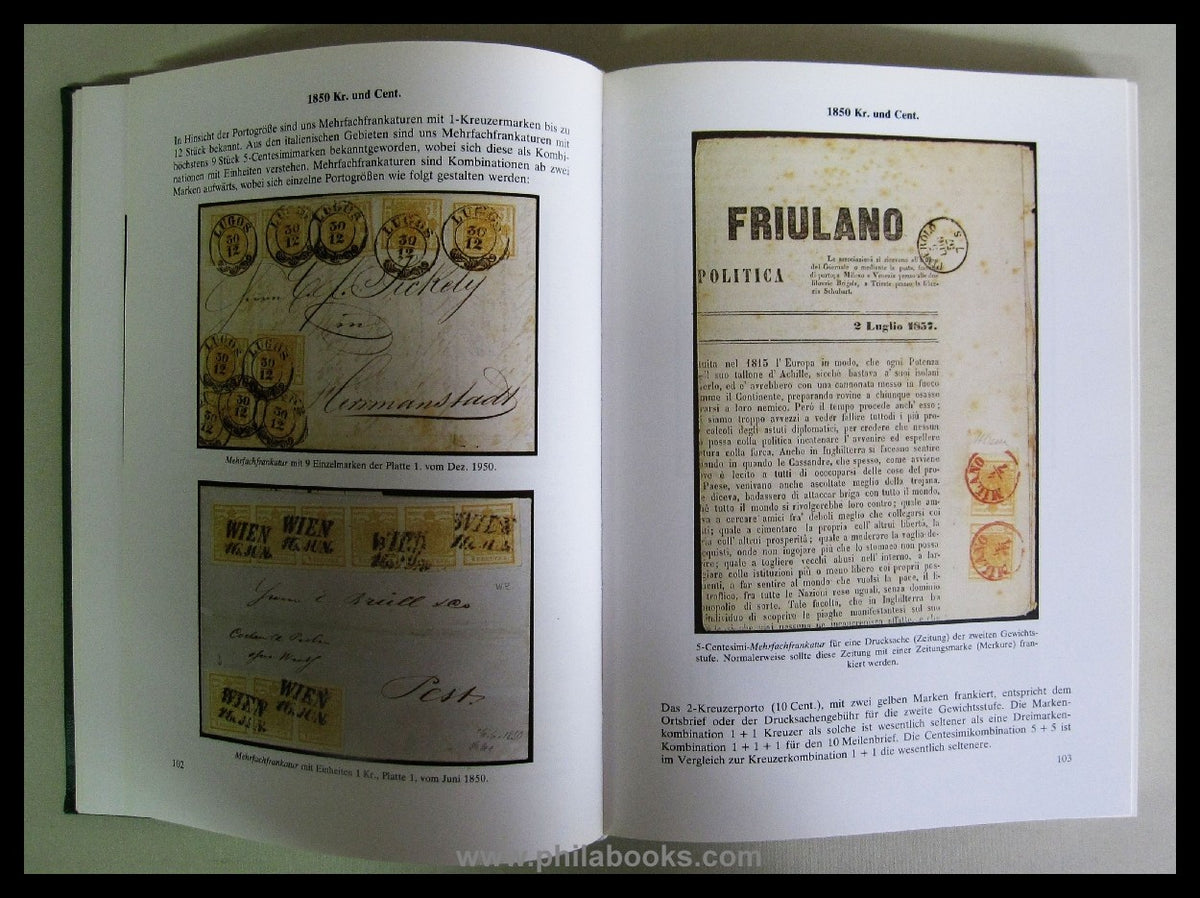 Jerger, Dr. A., Monograph of frankings 1850-1867, General ...