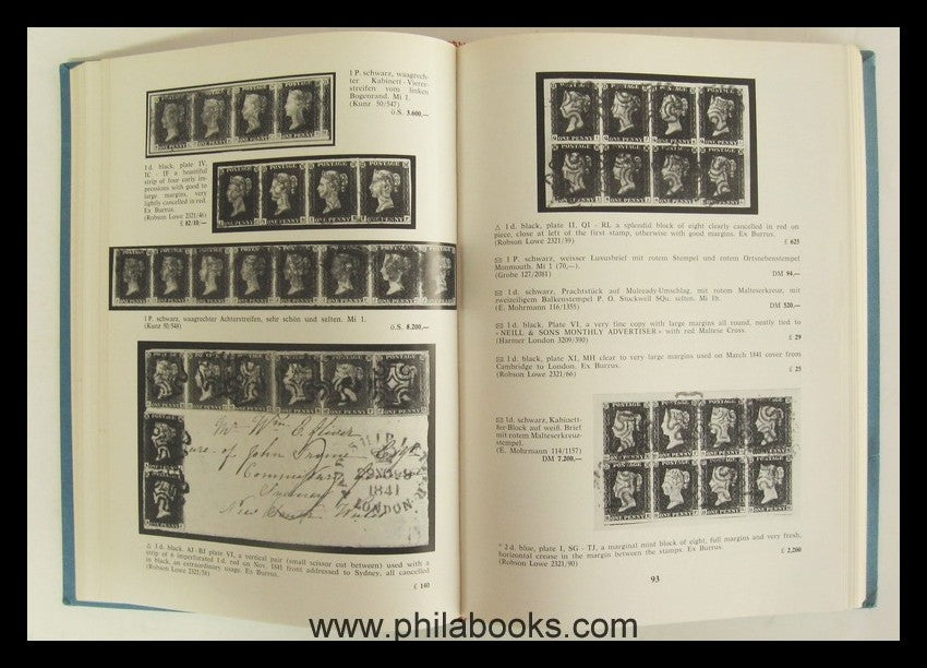 Philatélique 1965, Verzeichnis der Auktionsresultate im Jahr 1965  ...