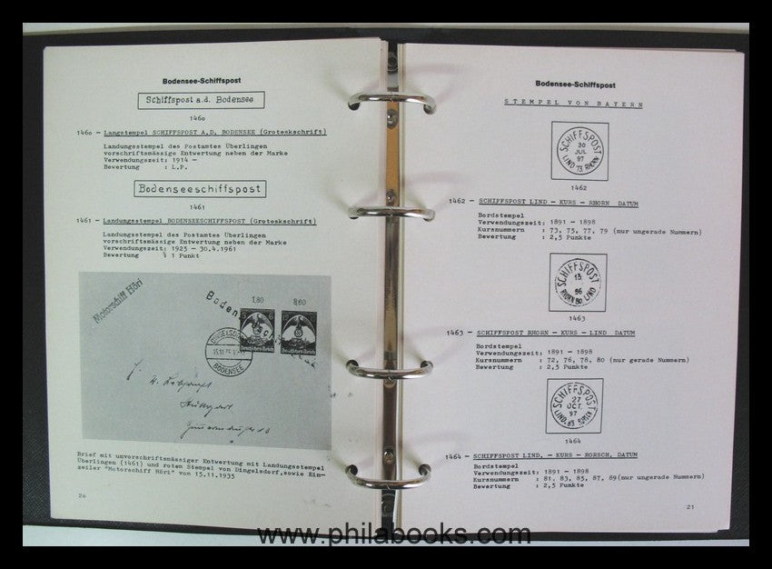 ArGe Schiffspost Loseblatt-Handbuch im Ringbinder.: 1935-1943 Seed ...