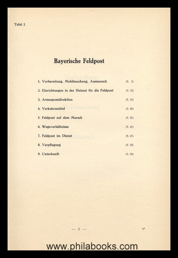 Reindl/Hümmert, Bayerische Feldpost im Weltkrieg 1914-1918, Lichtb ...