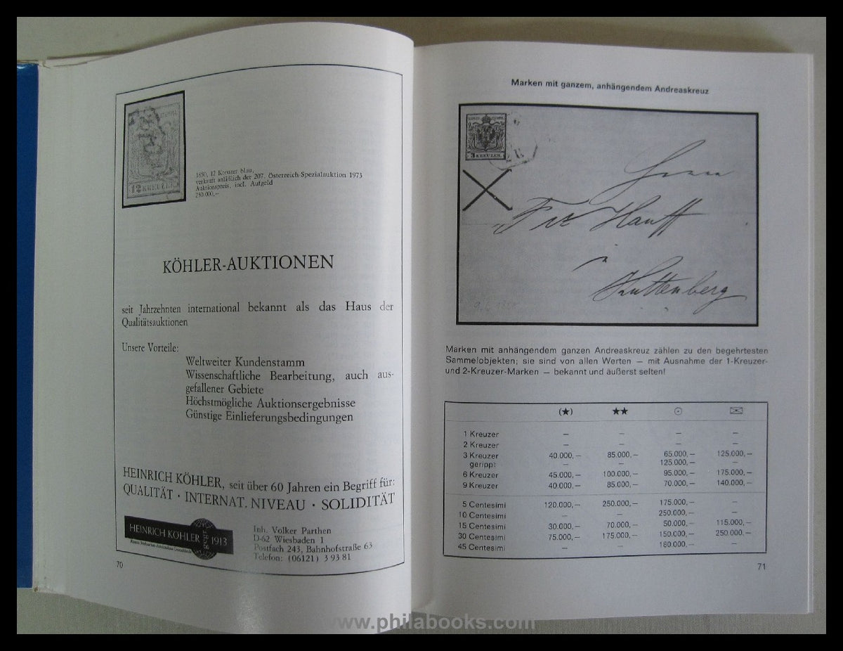 Ferchenbauer, Österreich 1850-1900, Spezialkatalog und Handbuch, 1 ...