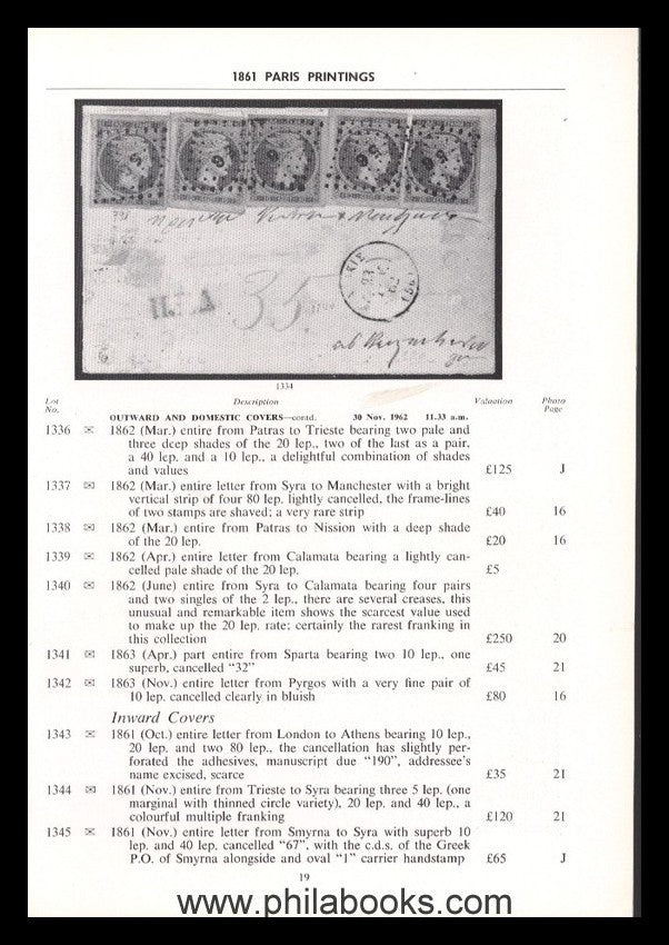 RobsonLowe, auction, 1962-11 'Burrus'