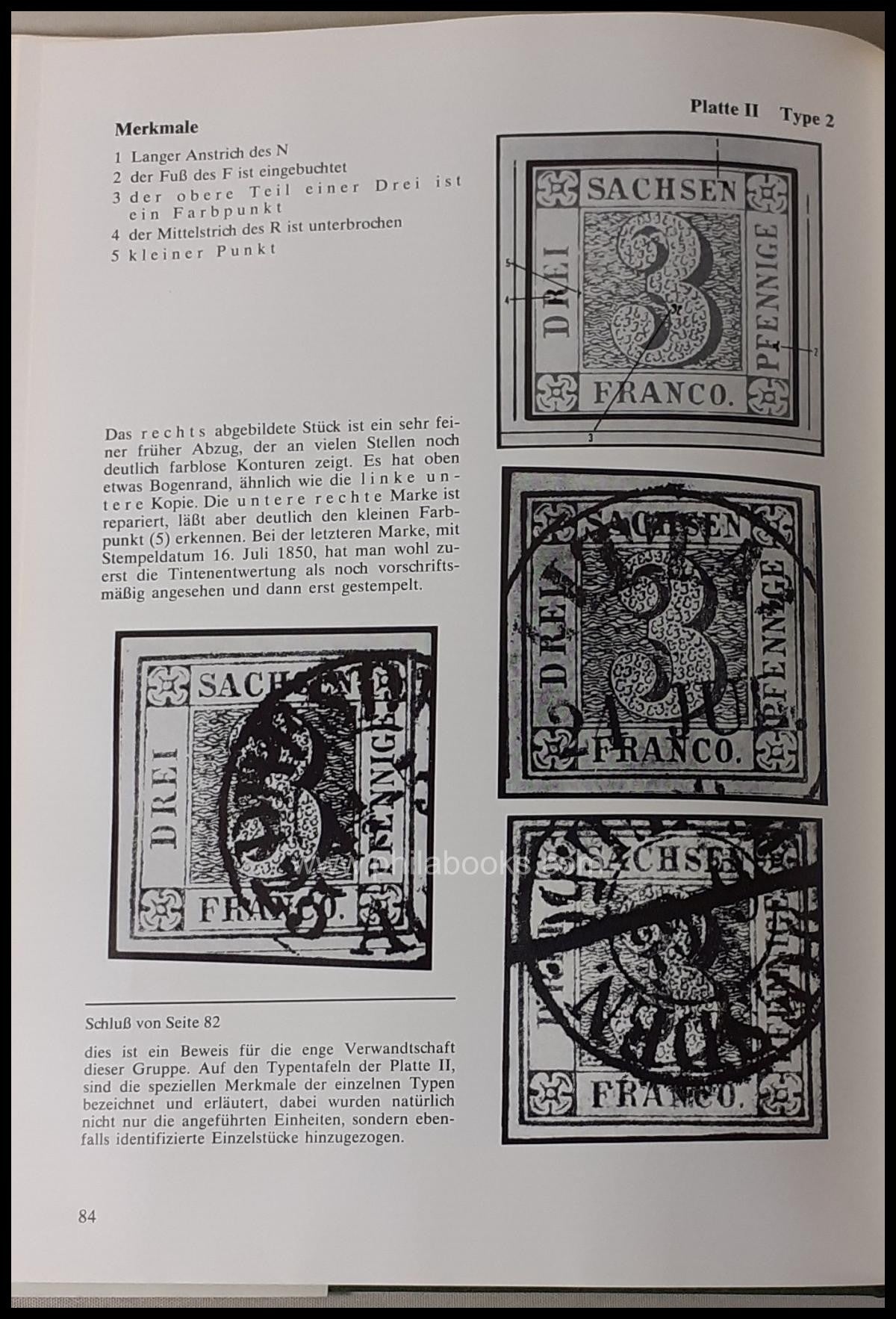 Bühler, G., Sachsen 3 Pfennig rot, 1978, ausführliche Monographie  ...