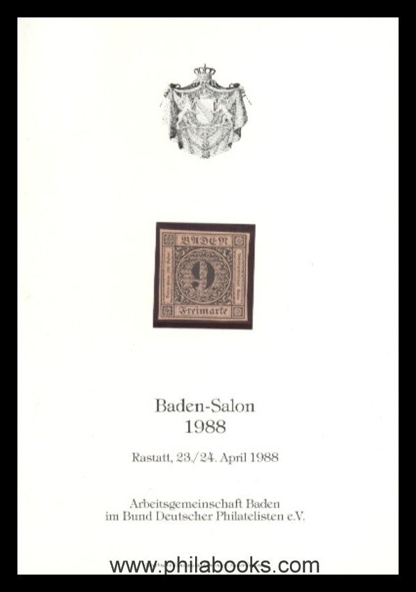 ArGe Baden, Baden-Salon 1988, Rastatt, mit zahlreichen farbigen Ei ...