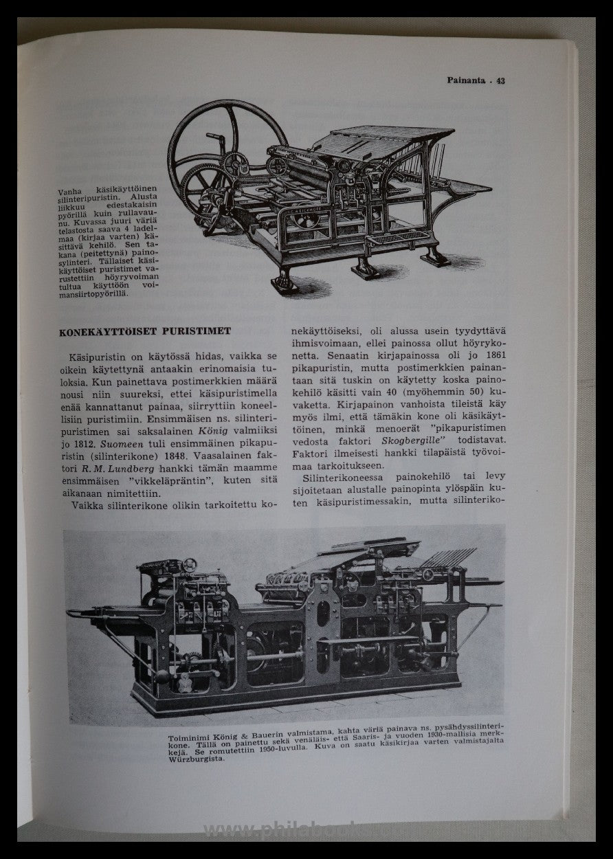 Suomen Filatelistiliito, Suomen Postimerkkien KäsikirjaI, 1967, Ha ...