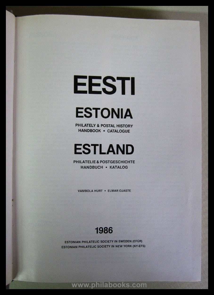 Hurt/Ojaste, Eesti, Estonia, Estland, Philatelie & Postgeschichte, ...