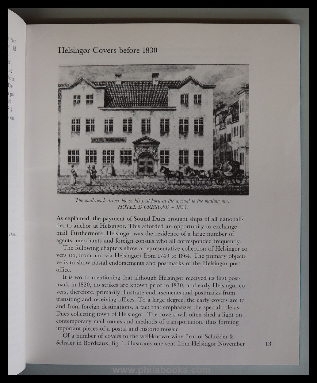 Lundh, B., The Postal History of Helsingor 1740- 1864, 1985, postg ...