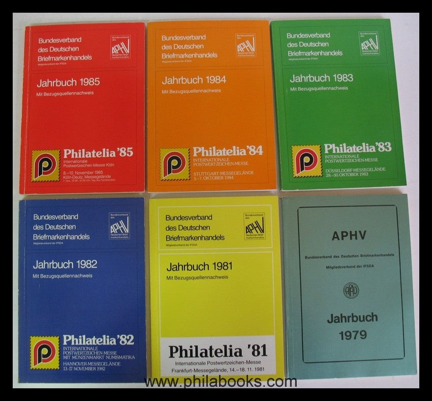 APHV 1979, 1981-93, Bundesverband des Deutschen Briefmarkenhandels ...