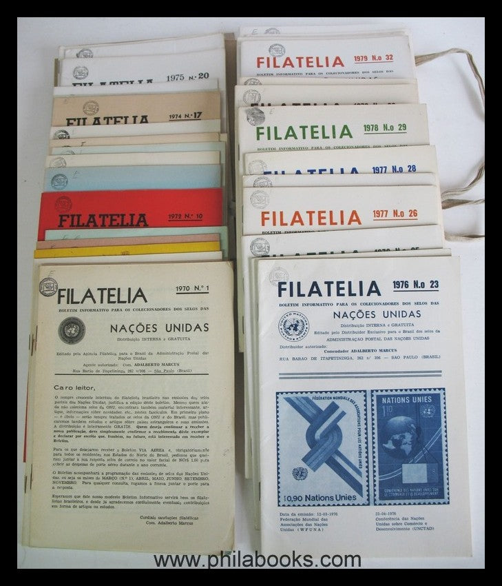 Filatelia, Sao Paulo, hier die ersten 50 Nummern, erschienen seit  ...