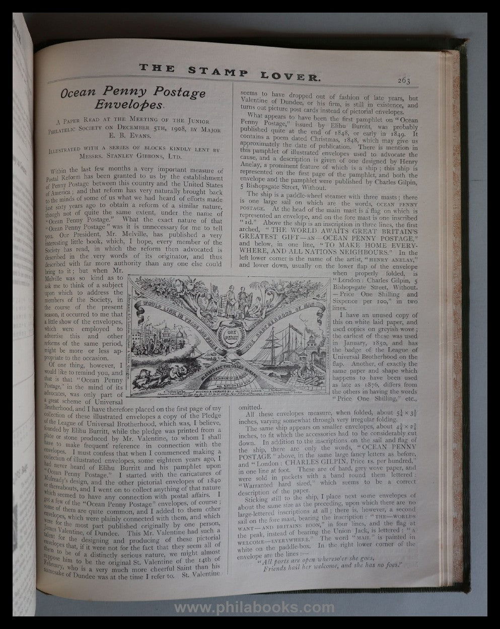 The Stamp Lover, edited by Fred J.Melville, hier der 1. Jahrgang J ...