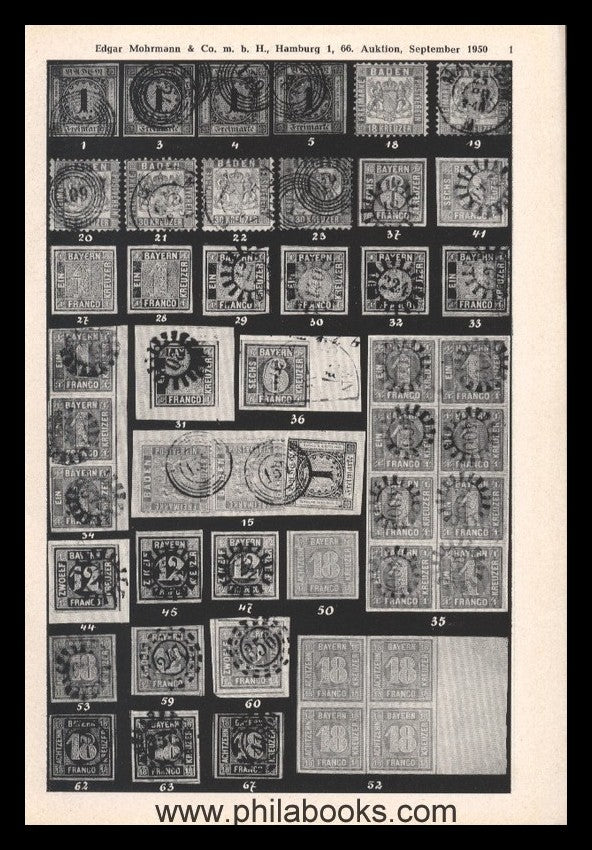 Mohrmann-München, Auktion 066, 1950-09, #ad, Dt. Kolonien