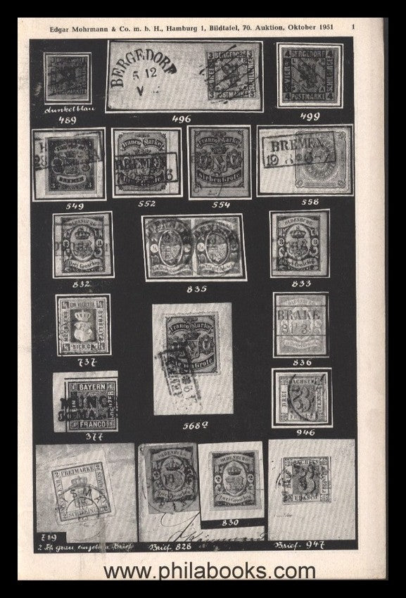 Mohrmann-München, Auktion 070, 1951-10, #ad, Hannover, Oldenburg