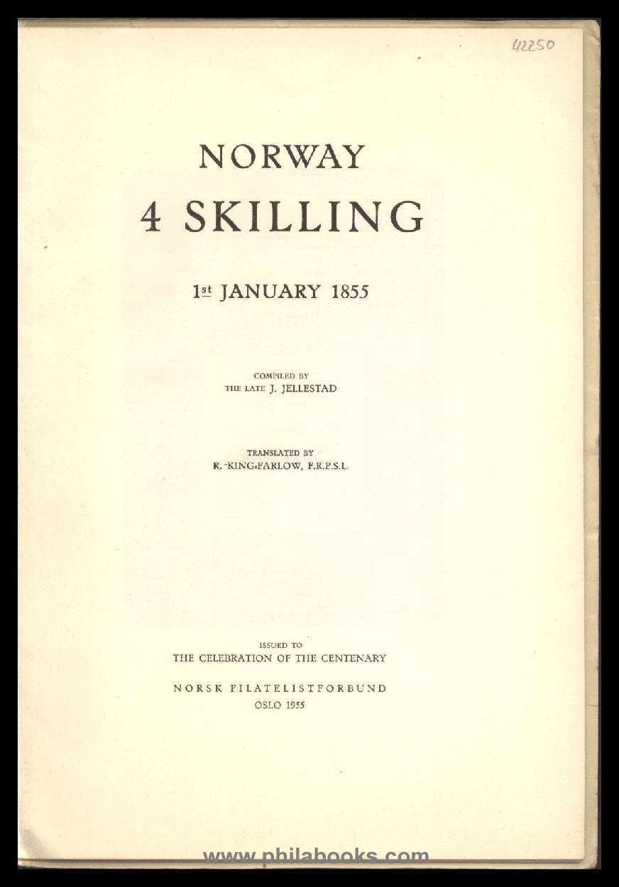 Jellestadt, J., Norway 4 Skilling 1st January 1855, translated by  ...