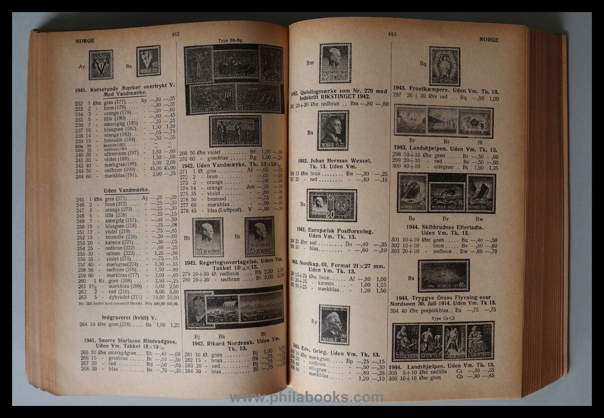 AFA, 1954, dänischer Europa-Katalog, 1953, 1120 S., gefällige Kata ...