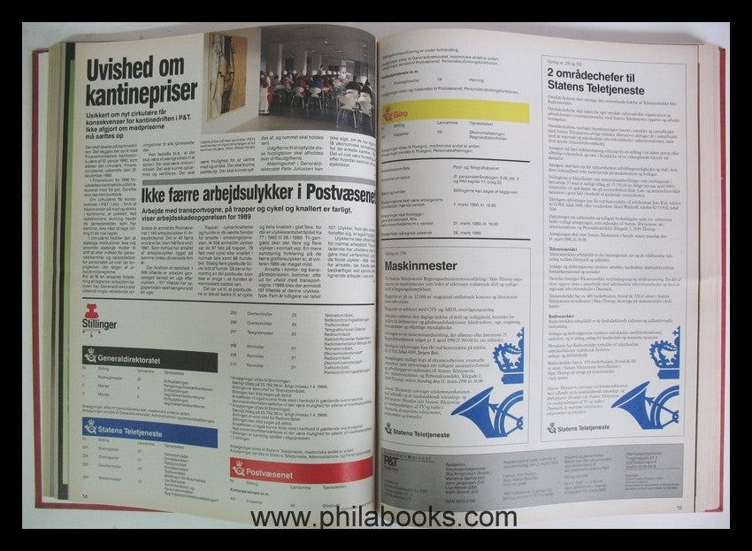 P & Personale Bladet, Nr. 2 - 1989 bis Nr. 11 November 1991 kpl.,  ...