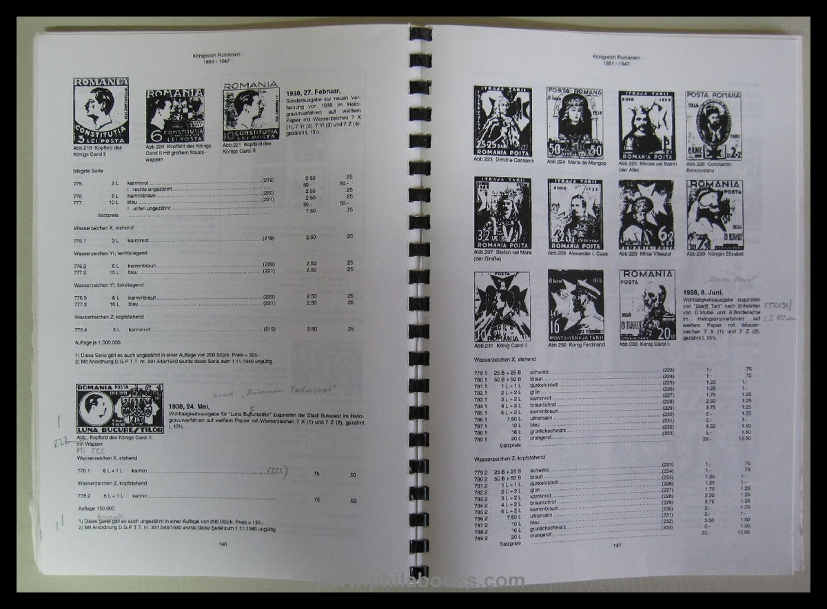 Weinbrecht, R., Spezialkatalog der Postwertzeichen des Fürstentum  ...