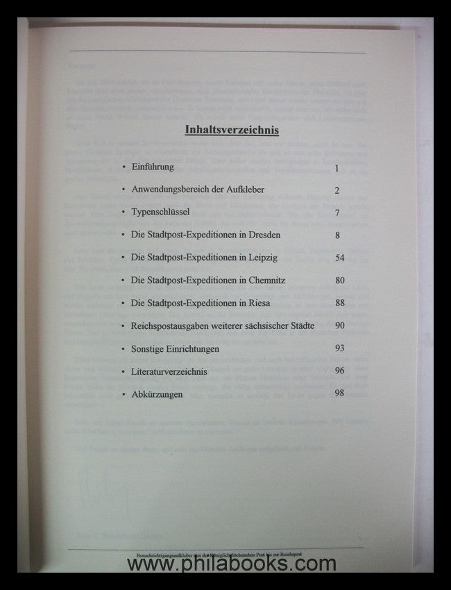 Daniel, W., Benachrichtigungsaufkleber von der Königlich Sächsisch ...