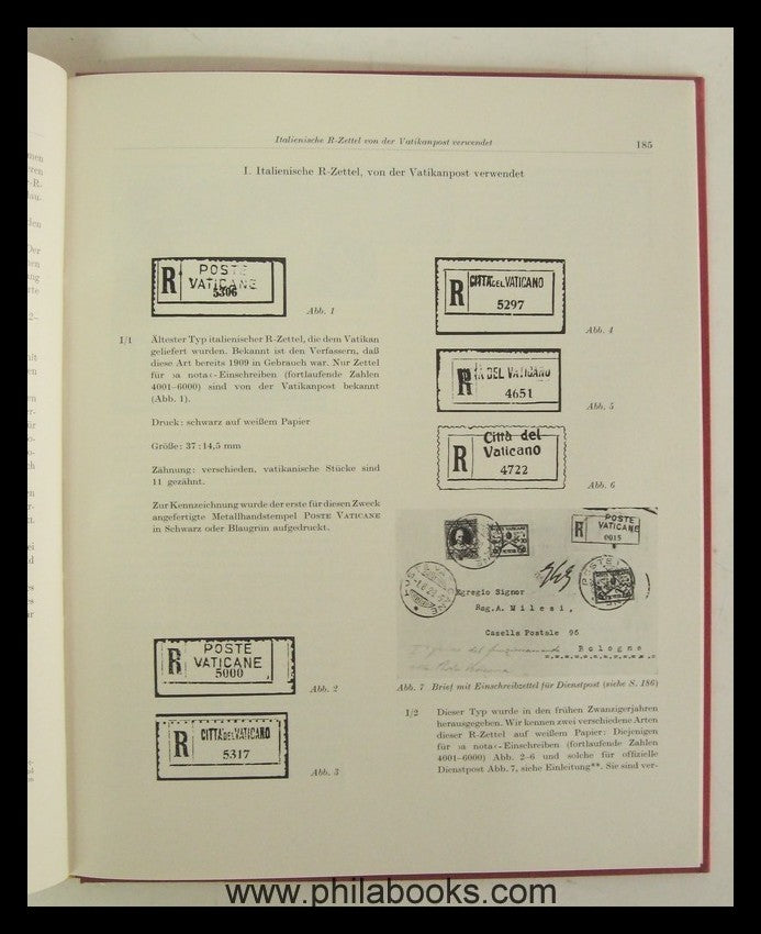 Kittel (Hrsg.), Der Vatikanstaat, Ein philatelistisches Handbuch,  ...