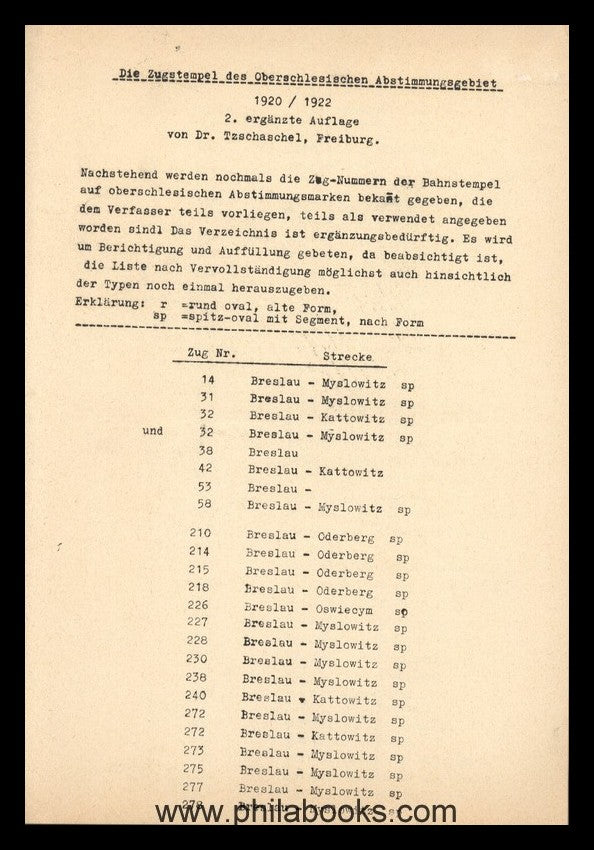 Hennies, Postorte der Provinz Schlesien - Stand 1876, Beilage 1 zu ...